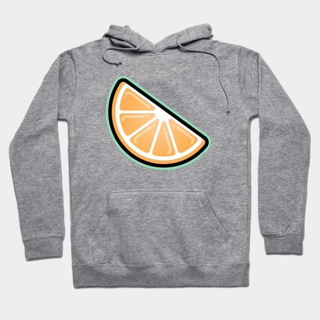 Orange Slice Hoodie by EbukaAmadiObi19